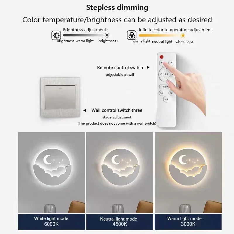 applique murale led moderne pour intérieur décoratif et lumineux - vue 7 sur 7