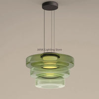 Lustre en verre minimaliste italien