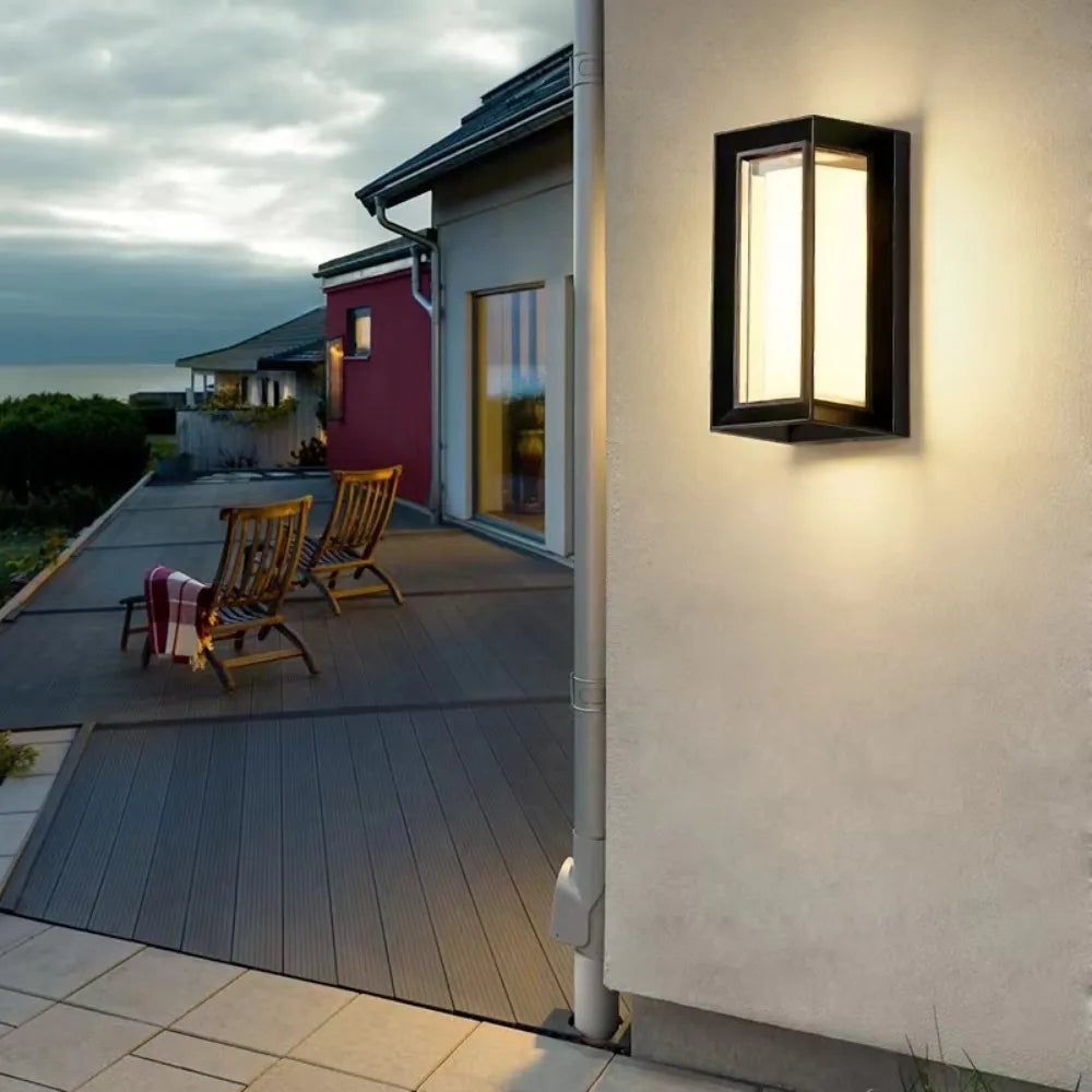 Applique murale extérieure Led moderne Ip65 étanche porche balcon jardin extérieur applique lumières Villa terrasse maison luminaires