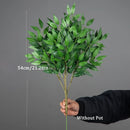 plantes artificielles eucalyptus saule tropical décoration intérieure et extérieure
