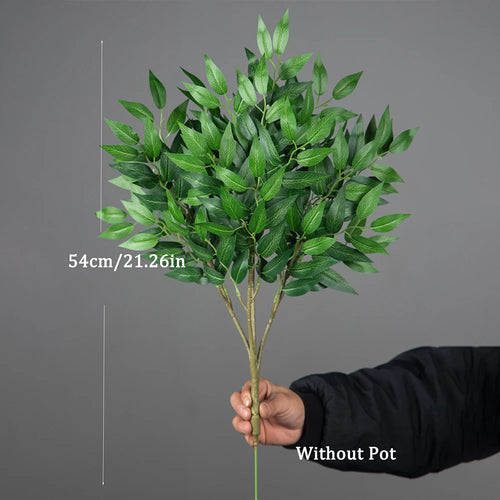 plantes artificielles eucalyptus saule tropical décoration intérieure et extérieure