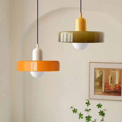 lampe suspendue nordique en verre pour intérieur décoratif