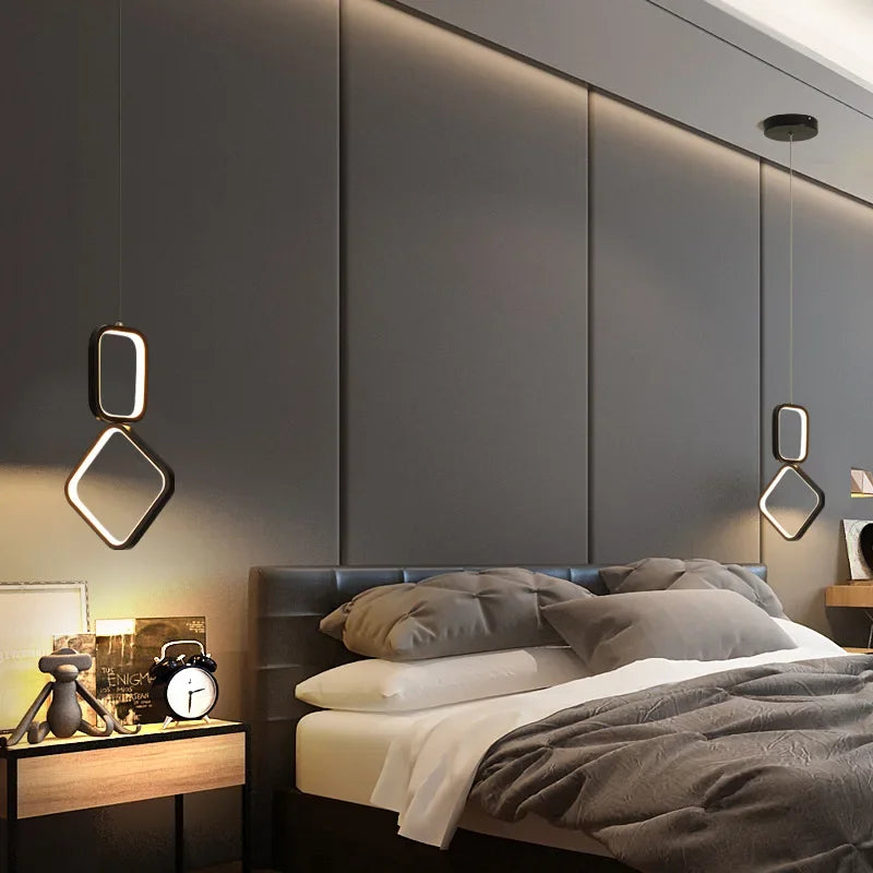 suspension moderne à led pour décoration intérieure élégante - vue 4 sur 10