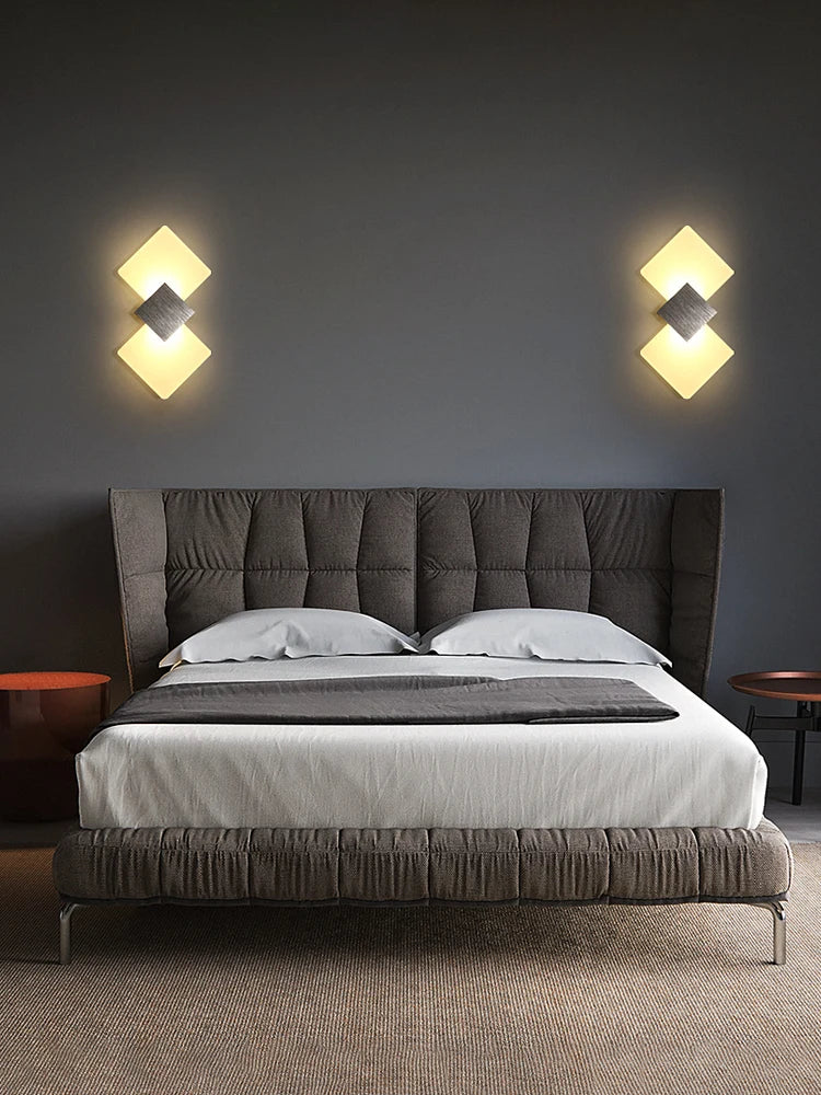 applique murale led nordique créative simple moderne escaliers - vue 4 sur 8