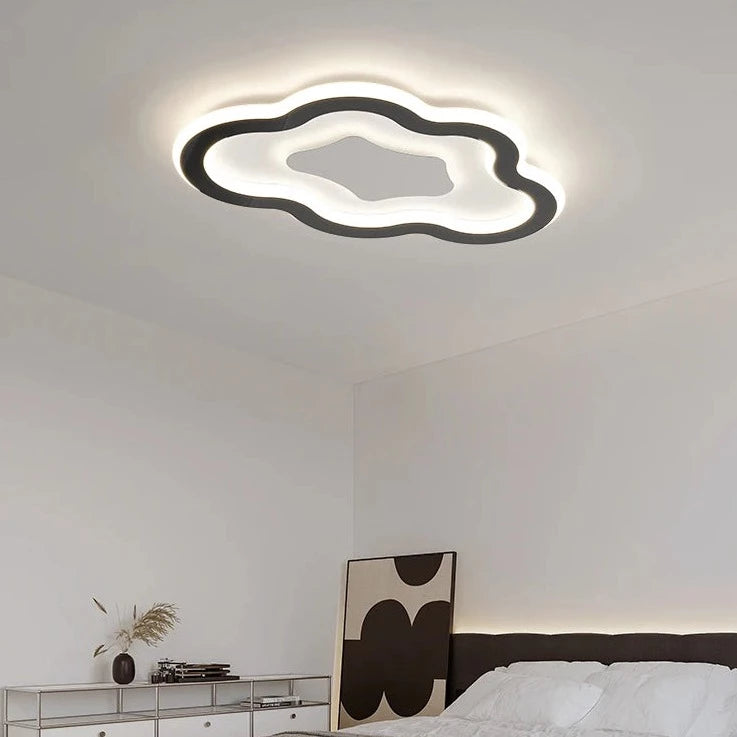 Plafonnier à formes chromé moderne à LED - vue 6 sur 14