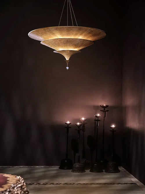 Lustre d'ambiance bouddhiste d'asie du sud-est