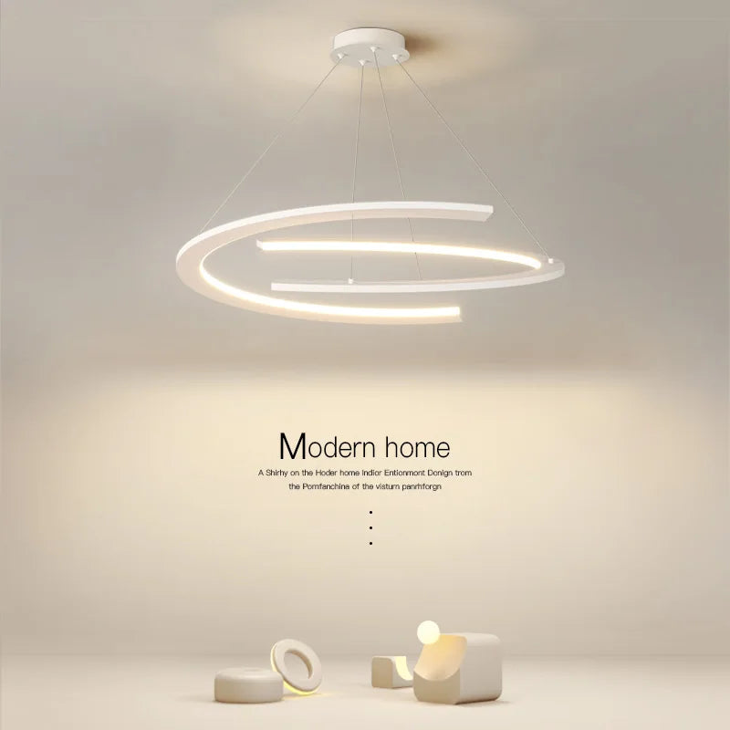 Lustre moderne pour salon - vue 4 sur 8