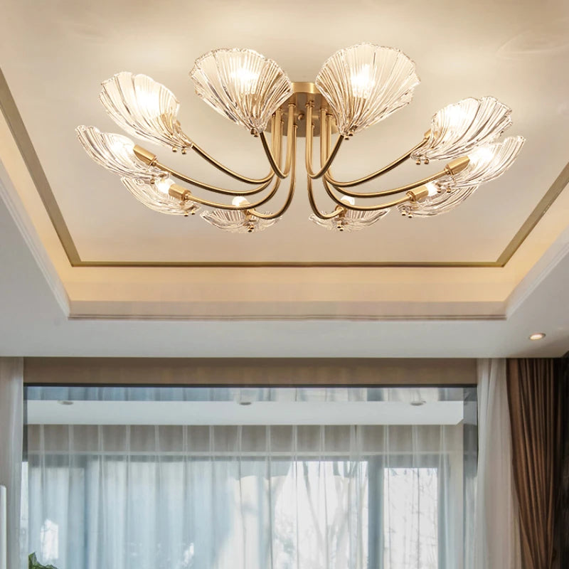 lustres en cuivre modernes pour un éclairage intérieur élégant - vue 6 sur 10