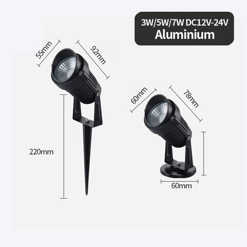 lampe de jardin led étanche pour éclairage extérieur
