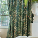 Rideau moderne translucide motif feuilles pour salon chambre