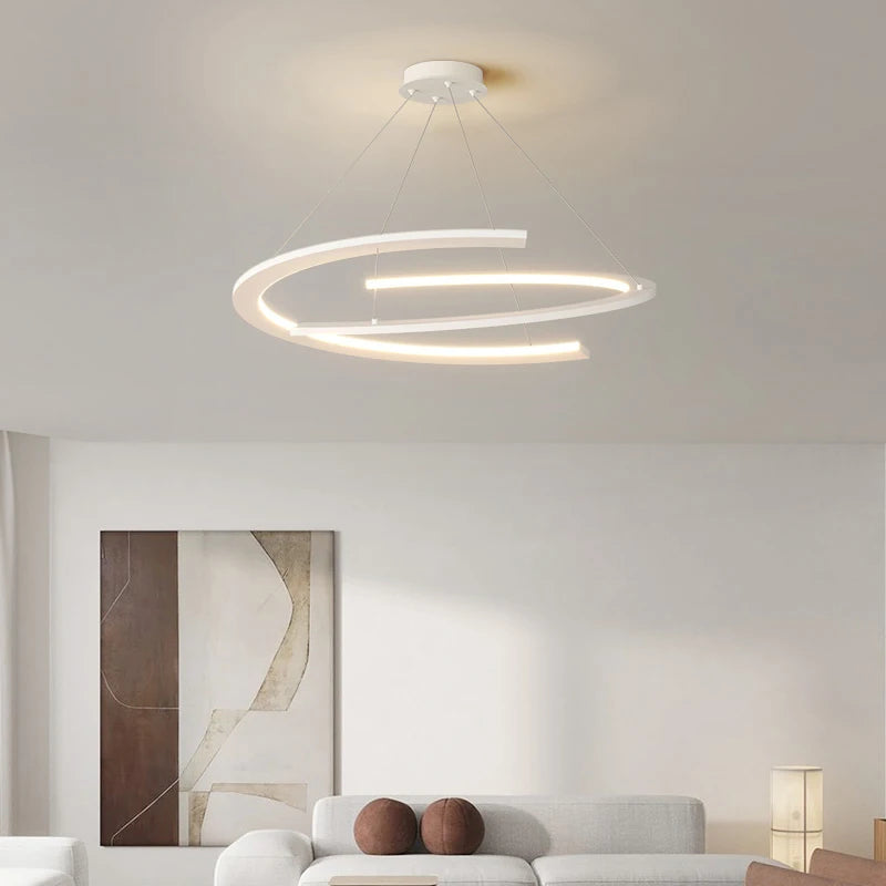 Lustre moderne pour salon - vue 5 sur 8