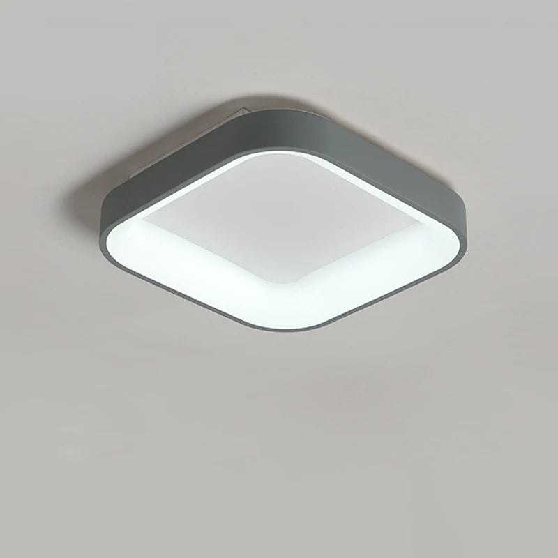 plafonnier led moderne carré minimaliste pour éclairage intérieur