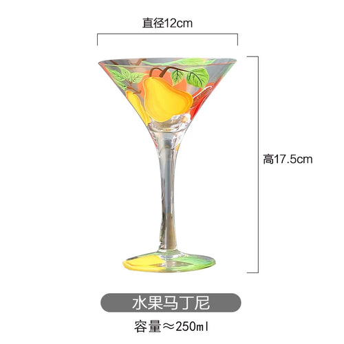 Verres à vin nordiques élégants verres cocktail pied