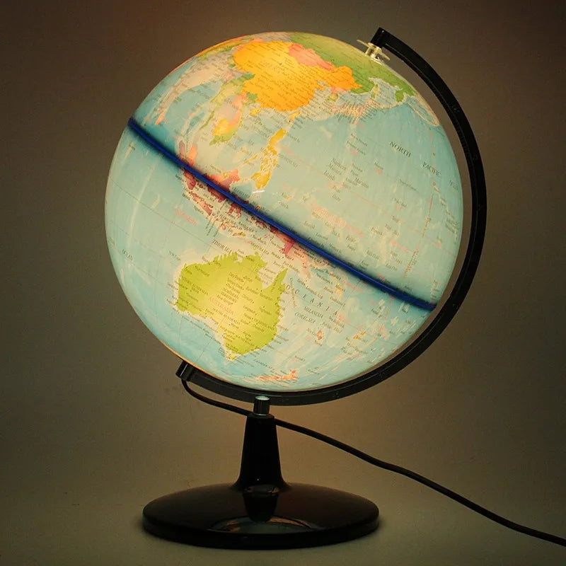 globe terrestre lumineux pour apprendre langlais et le chinois aux enfants - vue 4 sur 7