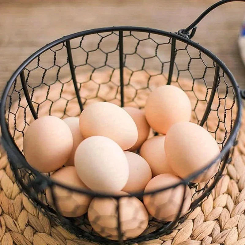 panier à œufs en métal pour rangement de cuisine et support pratique - vue 6 sur 5