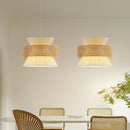 Lampe en rotin japonais Wabi Sabi