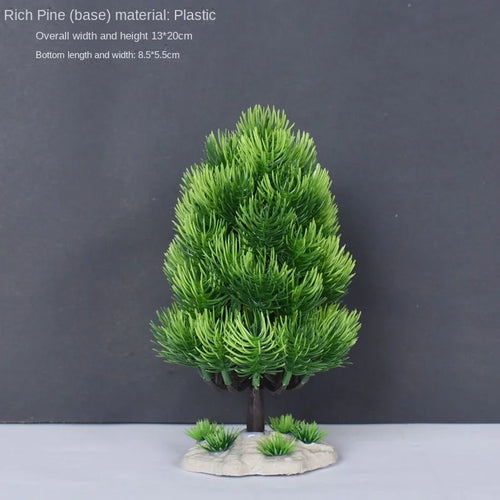 plante artificielle bonsaï en plastique pour décoration intérieure