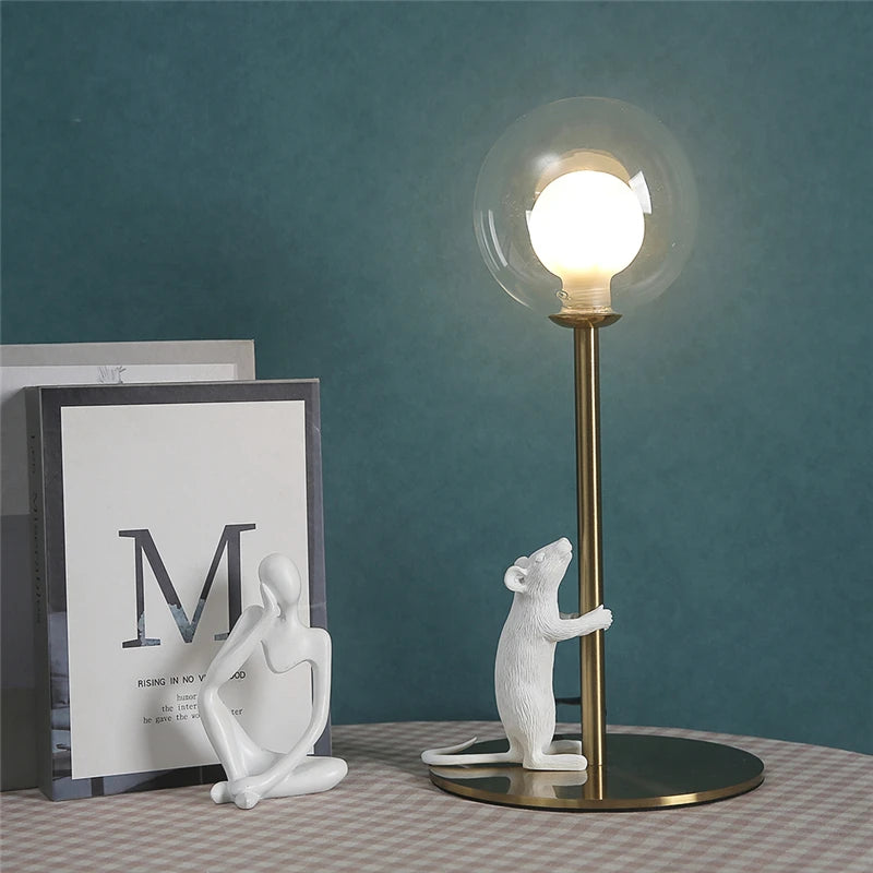 lampadaires modernes en résine animaux lampes led sur pied - vue 6 sur 8