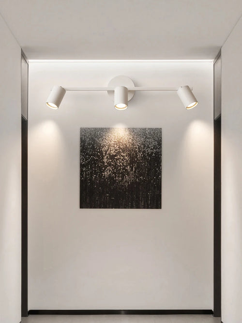 applique murale led moderne à 3 têtes éclairage intérieur polyvalent