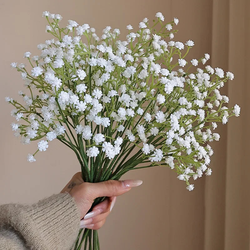 fleurs artificielles gypsophiles pour mariage et événements festifs