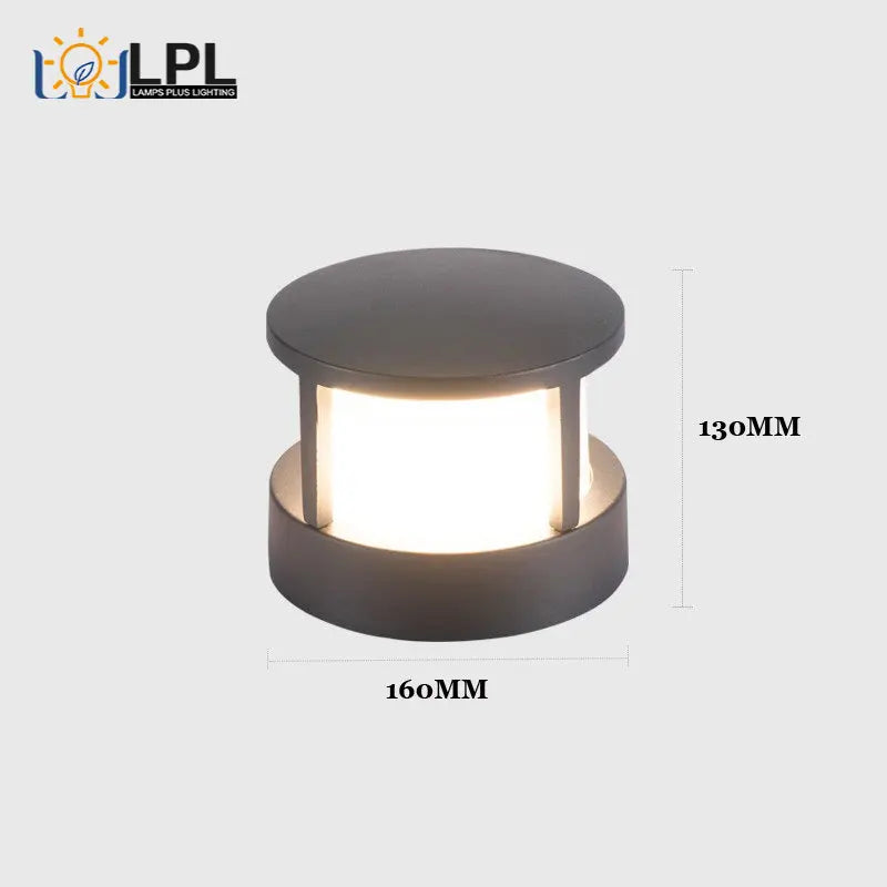 pack poteaux lumineux led extérieurs étanches haute luminosité - vue 6 sur 7