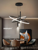 Lustres LED rondes modernes pour salon salle à manger cuisine île Lustre suspension lumières luminaire décor à la maison éclairage intérieur