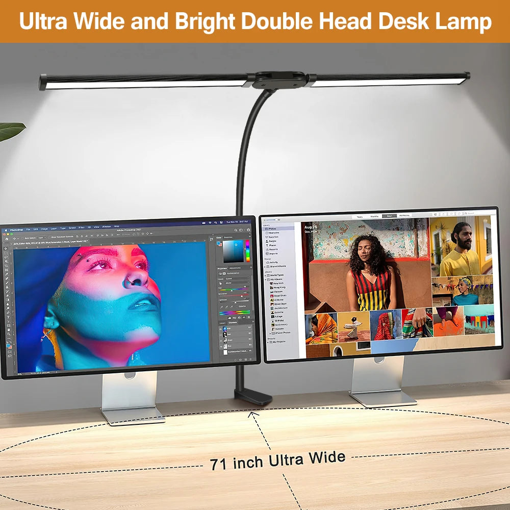 Lampes de bureau Led à Double tête - vue 7 sur 7