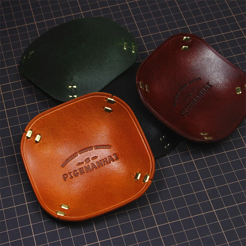 plateau de rangement en cuir pour bijoux et objets divers - vue 2 sur 10
