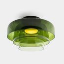 plafonnier led design nordique simple bol en verre luminaire décoratif d'intérieur