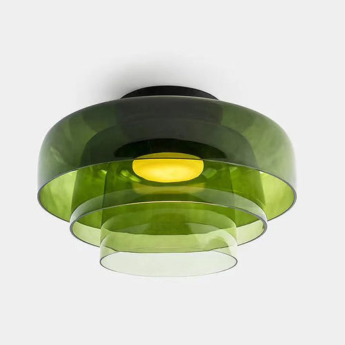 plafonnier led design nordique simple bol en verre luminaire décoratif d'intérieur