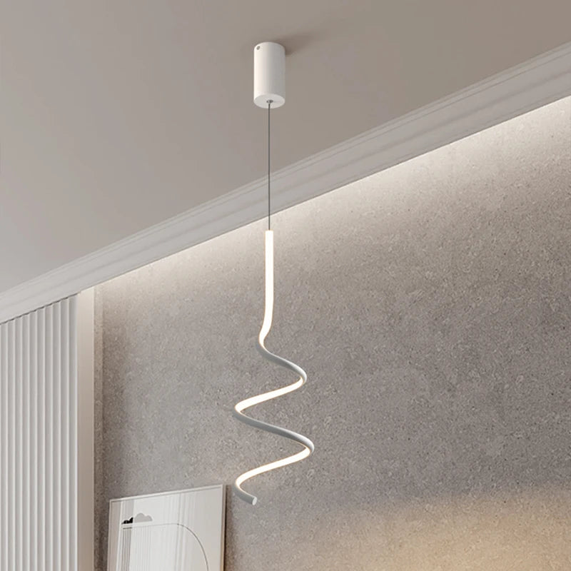 Petite lampe suspendue moderne et Simple pour chambre à coucher - vue 5 sur 11