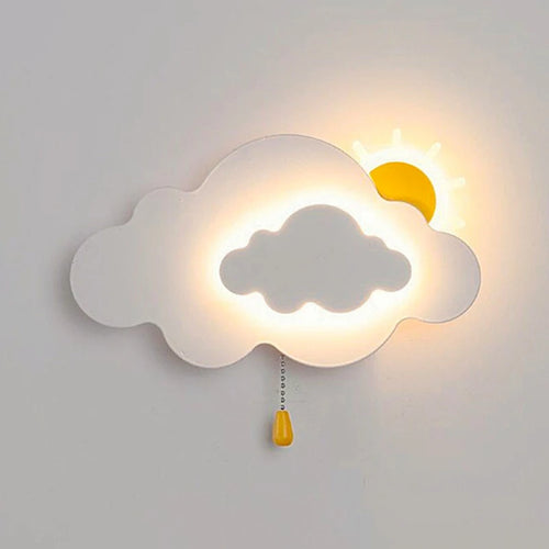 applique murale nuage design artistique pour décoration intérieure