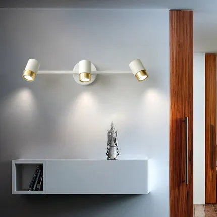applique murale led moderne à 3 têtes éclairage intérieur polyvalent - vue 8 sur 10