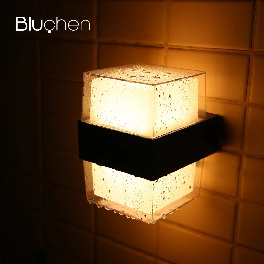 applique murale led étanche moderne pour jardin extérieur - vue 3 sur 10