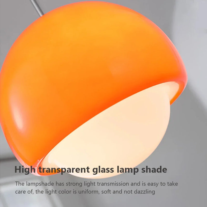 lampe suspendue nordique en verre pour intérieur décoratif