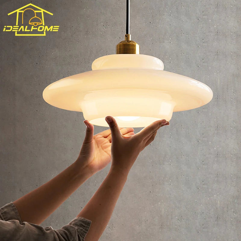 suspension décorative en verre design pour intérieur moderne - vue 6 sur 9