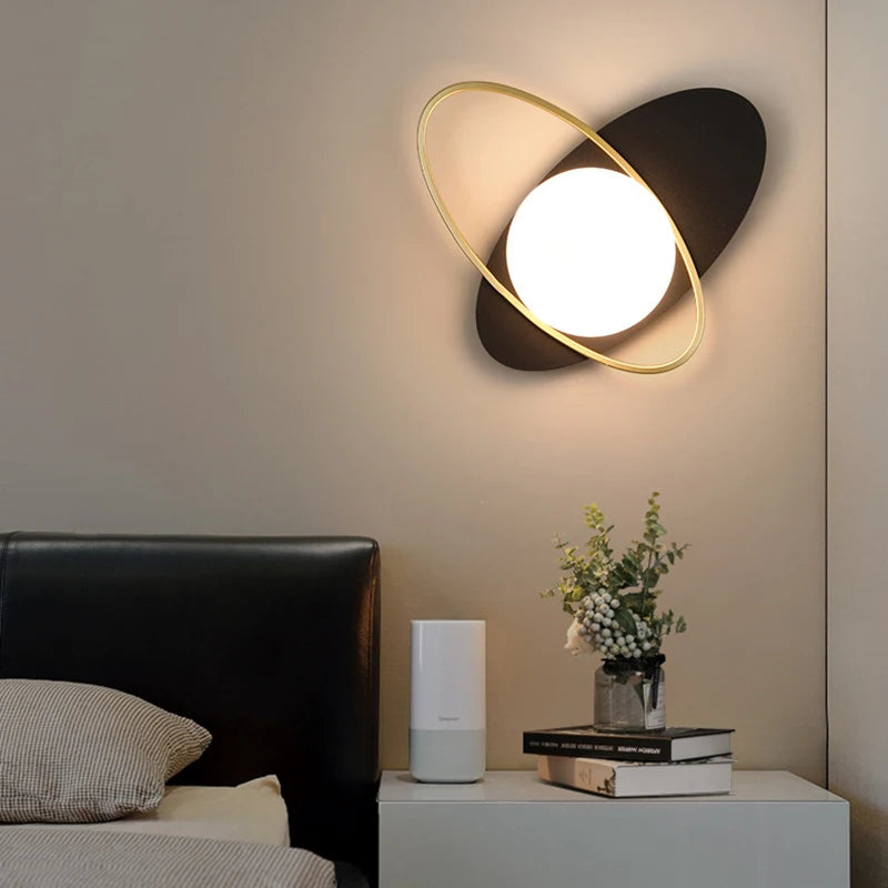 Appliques murales LED d'intérieur design arrondi avec boule - vue 5 sur 12