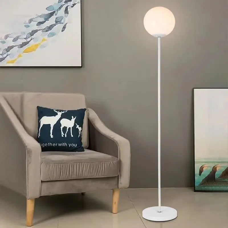 Lampadaire led avec boule créative réglable - vue 6 sur 8