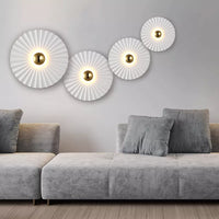 Applique murale nordique blanche