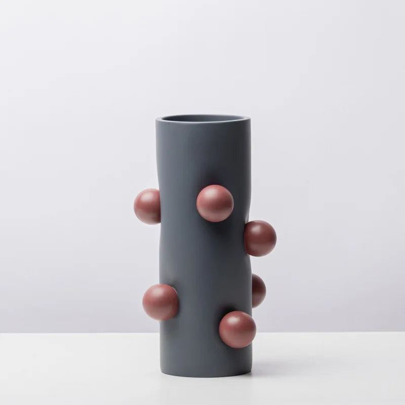 vase créatif géométrique pour composition florale décorative - vue 4 sur 9
