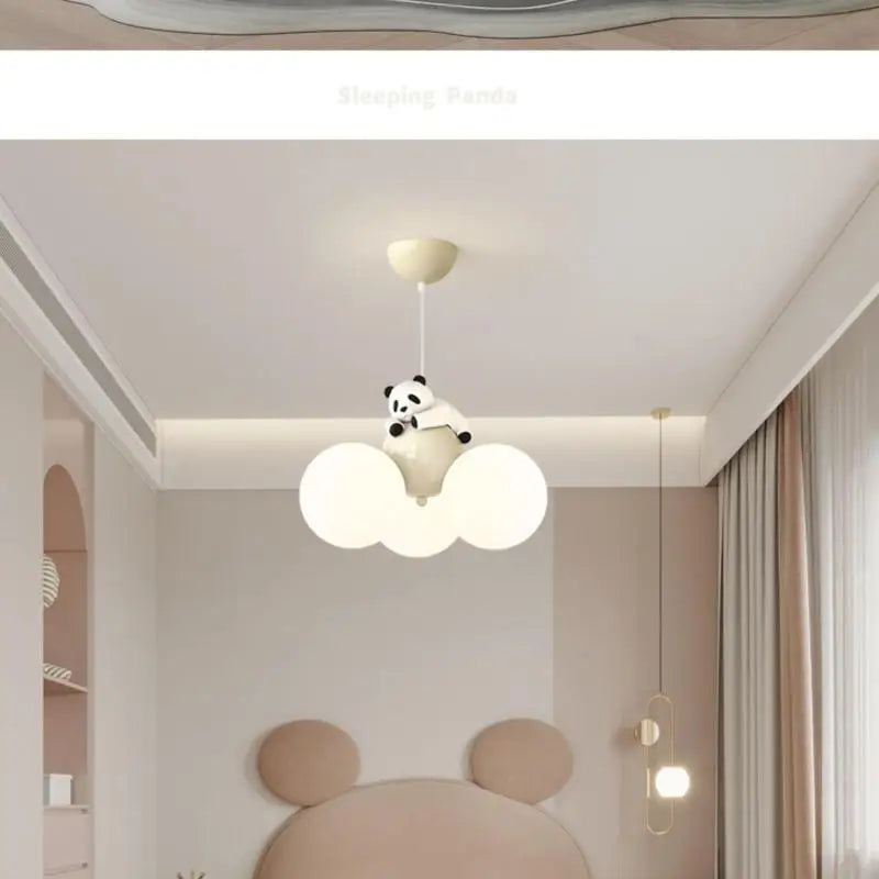 suspension panda lunaire haut de gamme - vue 7 sur 12