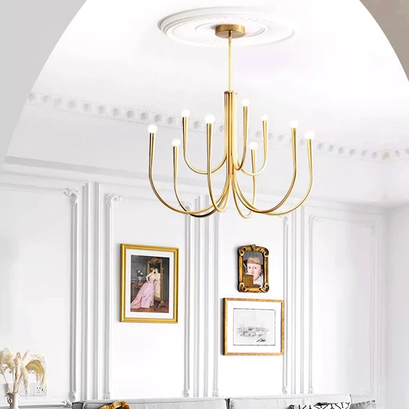 Salle à manger moderne lampes suspendues éclairage intérieur plafonnier suspension led lustre éclairage intérieur décoratif - vue 5 sur 18