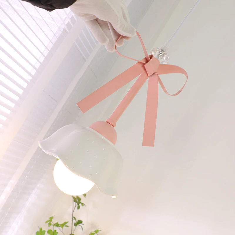 suspension romantique en verre pour décoration élégante - vue 5 sur 10