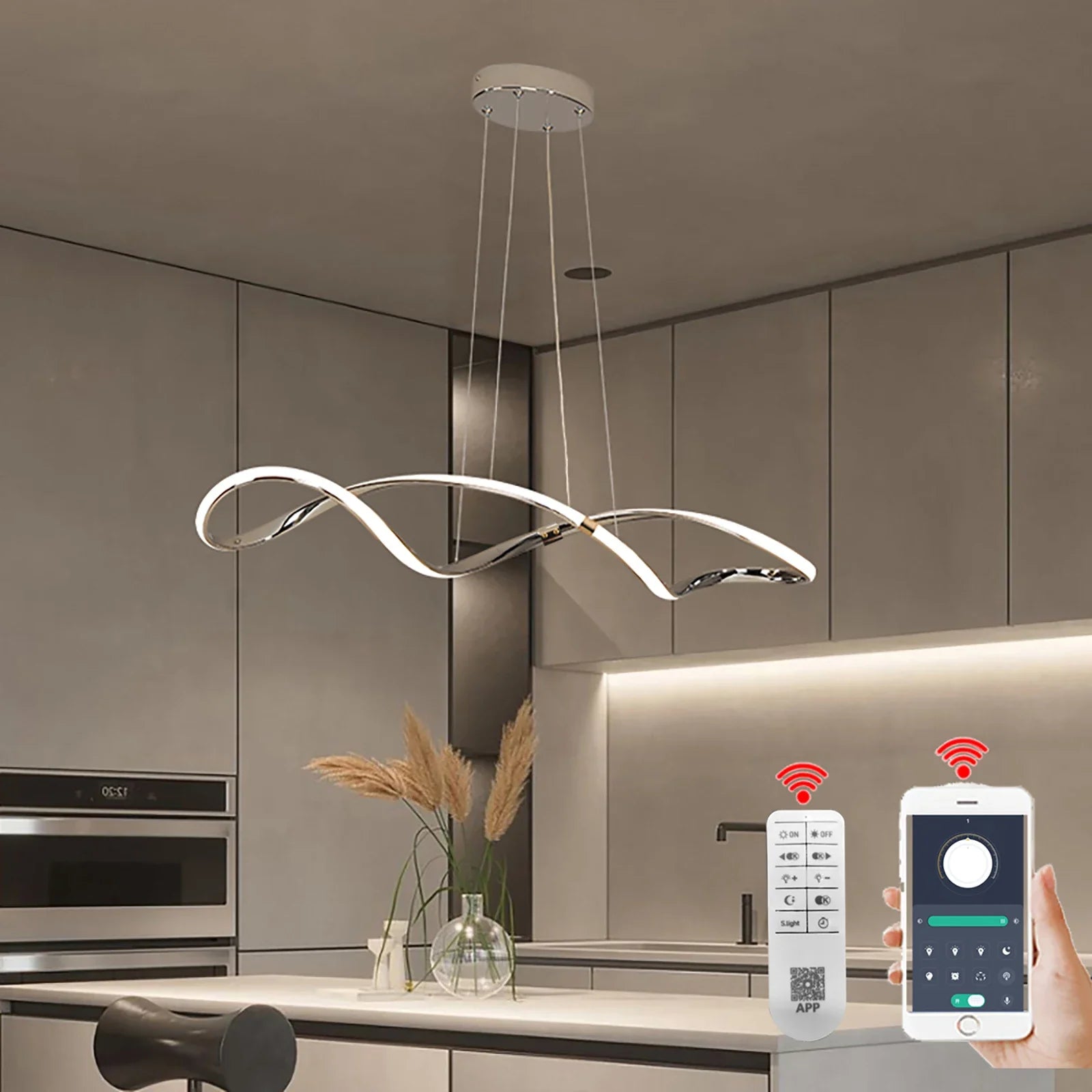 Plafonnier Led suspendu au design moderne