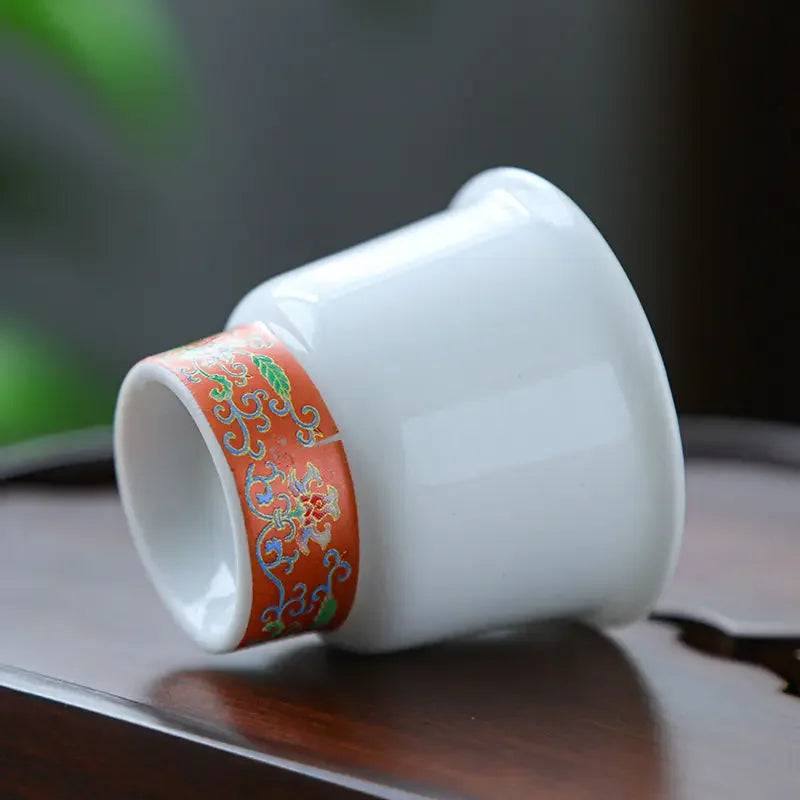 Service the kung fu porcelaine chinois 6 tasses