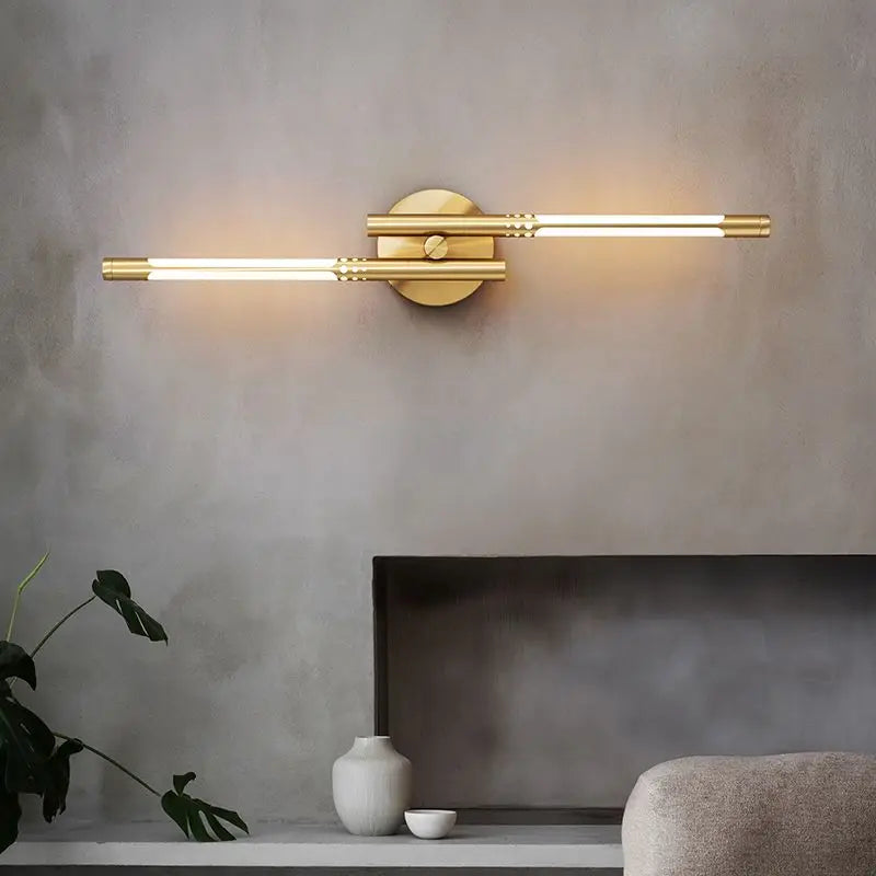 Applique murale LED en cuivre au style nordique Vintage - vue 3 sur 12