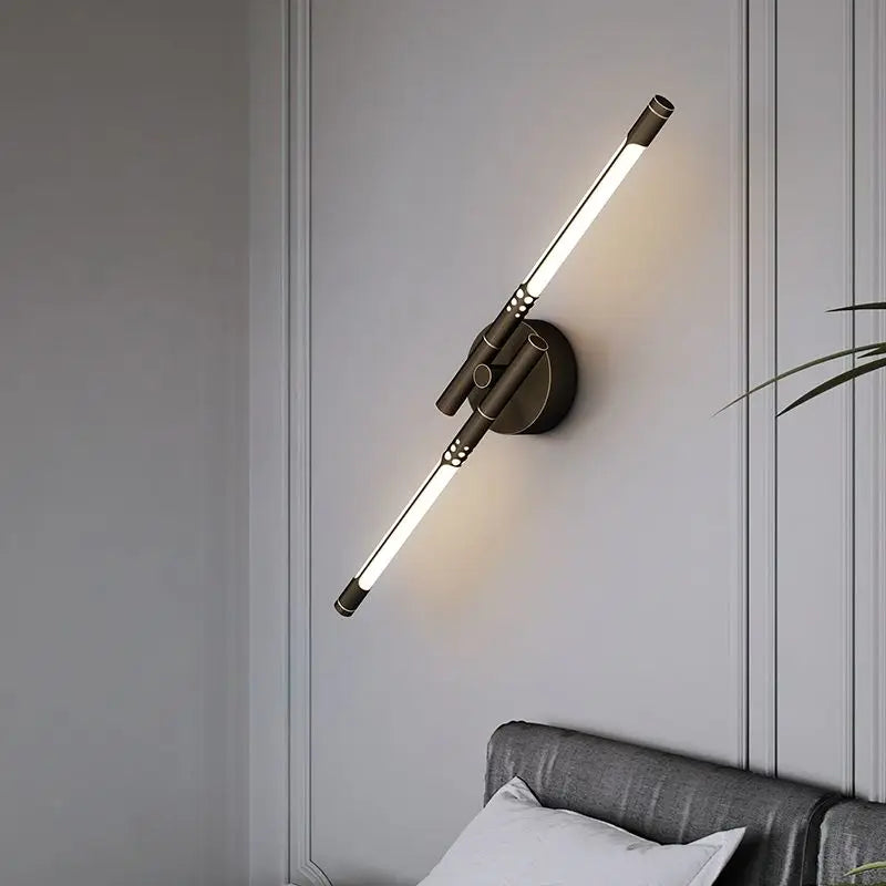 Applique murale LED en cuivre au style nordique Vintage - vue 5 sur 12