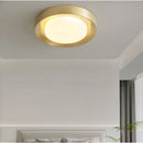 plafonnier led moderne en laiton décoration intérieure lumière design luxe