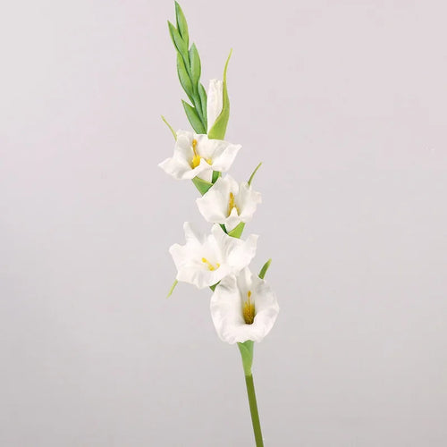 fleurs artificielles glaïeuls pour décoration de fête et bureau