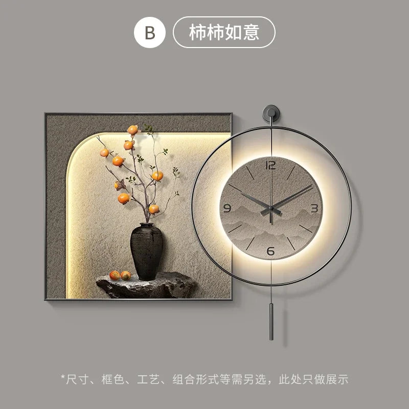 horloge murale au design unique et esthétique pour décoration moderne - vue 11 sur 12
